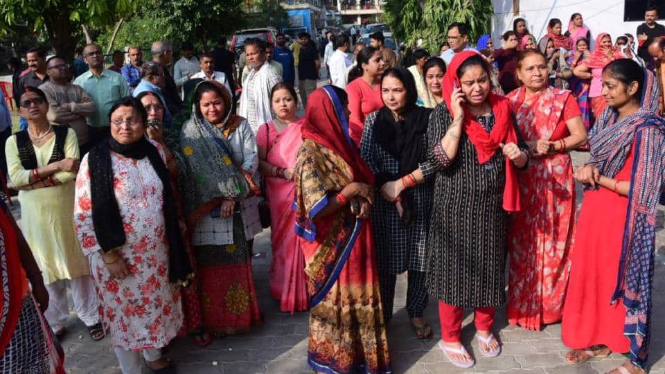 Manvendra Singh body arrives at his home in Lucknow sparking outcry; son shot and killed his father