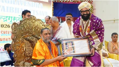 Rishab Shetty Visits Mantralayam In Karnataka He Shares Insights On Upcoming Movie Jai Hanuman