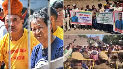 Protest Planned Outside Jodhpur Central Jail Demanding Sonam Wangchuk Release Heavy Barricading