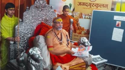 Shankaracharya Swami Avimukteshwarananda held press conference at Vidya Math in varanasi