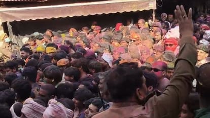 Barsana Soaks in Lathmar Holi Fever: Streets Echo with Rasiya Songs and Radha Rani Chants