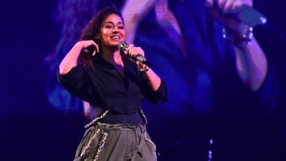Singer Sunidhi Chauhan rocked the 'Inversia' Star Night in Bareilly