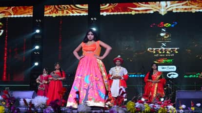 Heritage Meets Haute Couture: Models Walk the Ramp in Outfits Crafted from Vintage Banarasi Sarees at Taj Maho