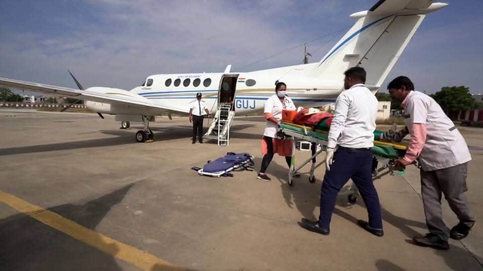 उड़ान भरने से पहले की यह तस्वीर है।