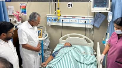 Kerala Health Minister Veena George injured in protest by Opposition Congress workers CM Vijayan condemns