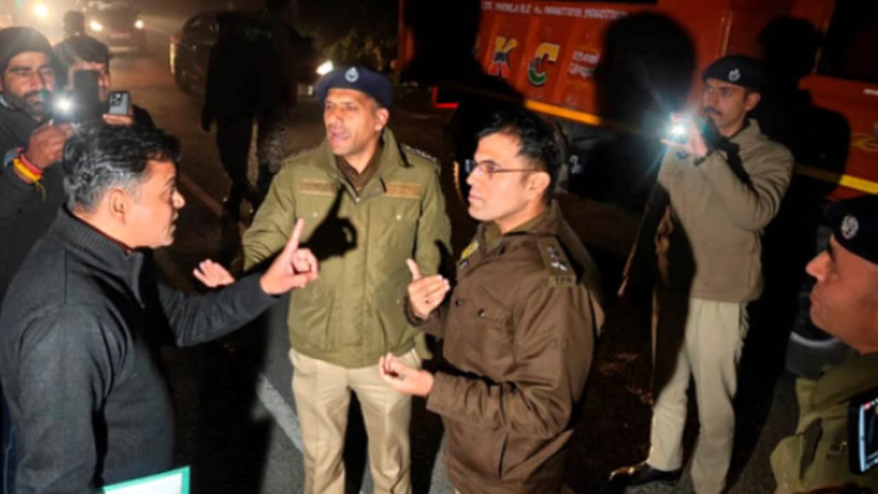 Police reached with three accused including Congress leader Saurabh to Delhi in AI Summit Case