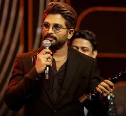 allu arjun shared instagram story for mrunal thakur on getting wishes for award