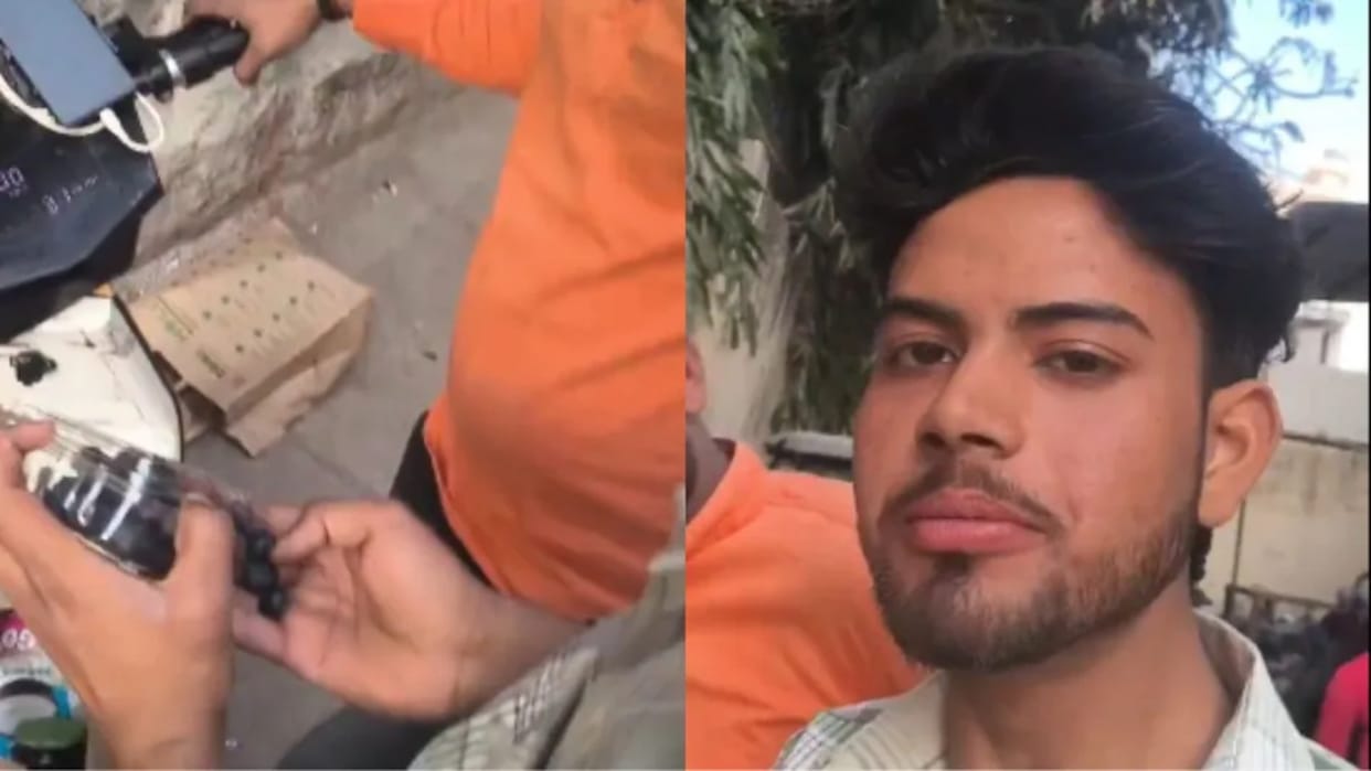 Delivery Boy Caught Customer Berries Order In Viral Video Guy Also Complains In Store