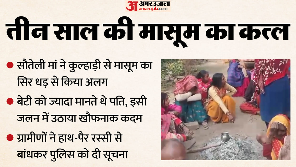 Stepmother beheaded an innocent child with an axe, arrested IN Gorakhpur