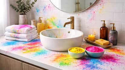 How To Remove Permanent Holi Colour From Walls Holi Stain Cleaning Tips