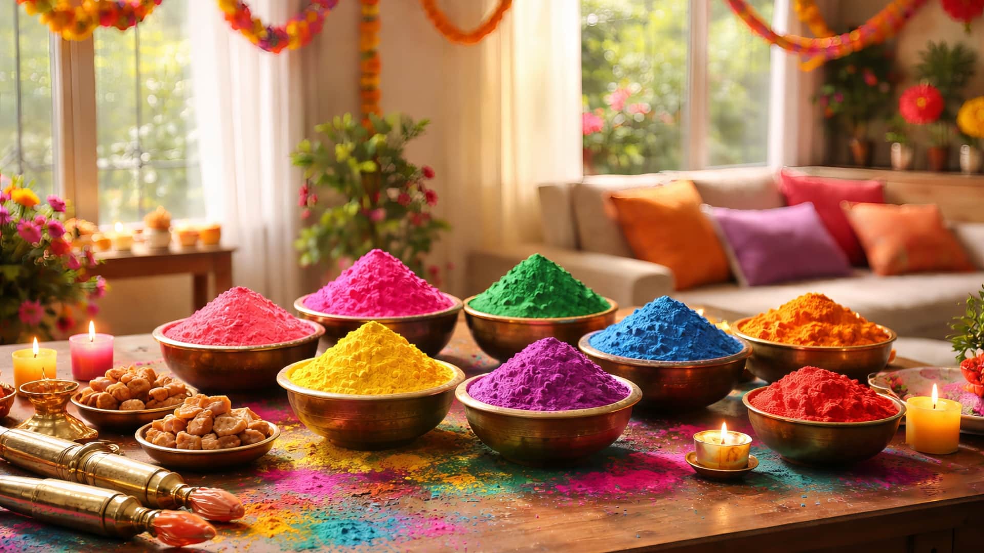 Holi colours significance know why is holi celebrated with colours in hindi