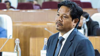 meghalaya assembly moment NPP MLA mehtab sangma questions cm conrad veterinary college