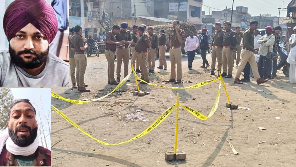 young man murder man who had taken away his wife one and a half years ago in meerut
