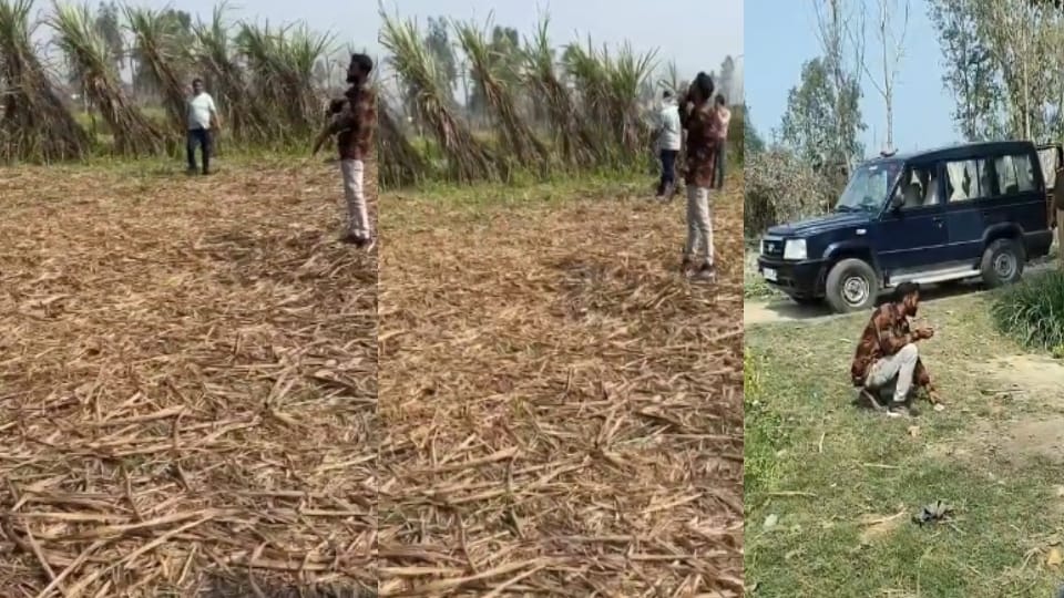 Murder accused's drama: He taunted the police with a pistol, smoked beedi, drank water and said this