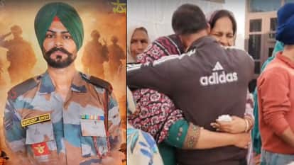 Martyr Gurpreet Singh final farewell Village 'Mahila' drowns in sobs