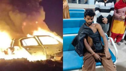 UP: नींद की गोलियां दीं, कार में आग लगाई, पानी में डुबोया फिर हथौड़े से मारा; इस कारण सिपाही मां-बेटे का कत्ल Husband murdered female constable and two-year-old son burned bodies after setting car on fire in rampur