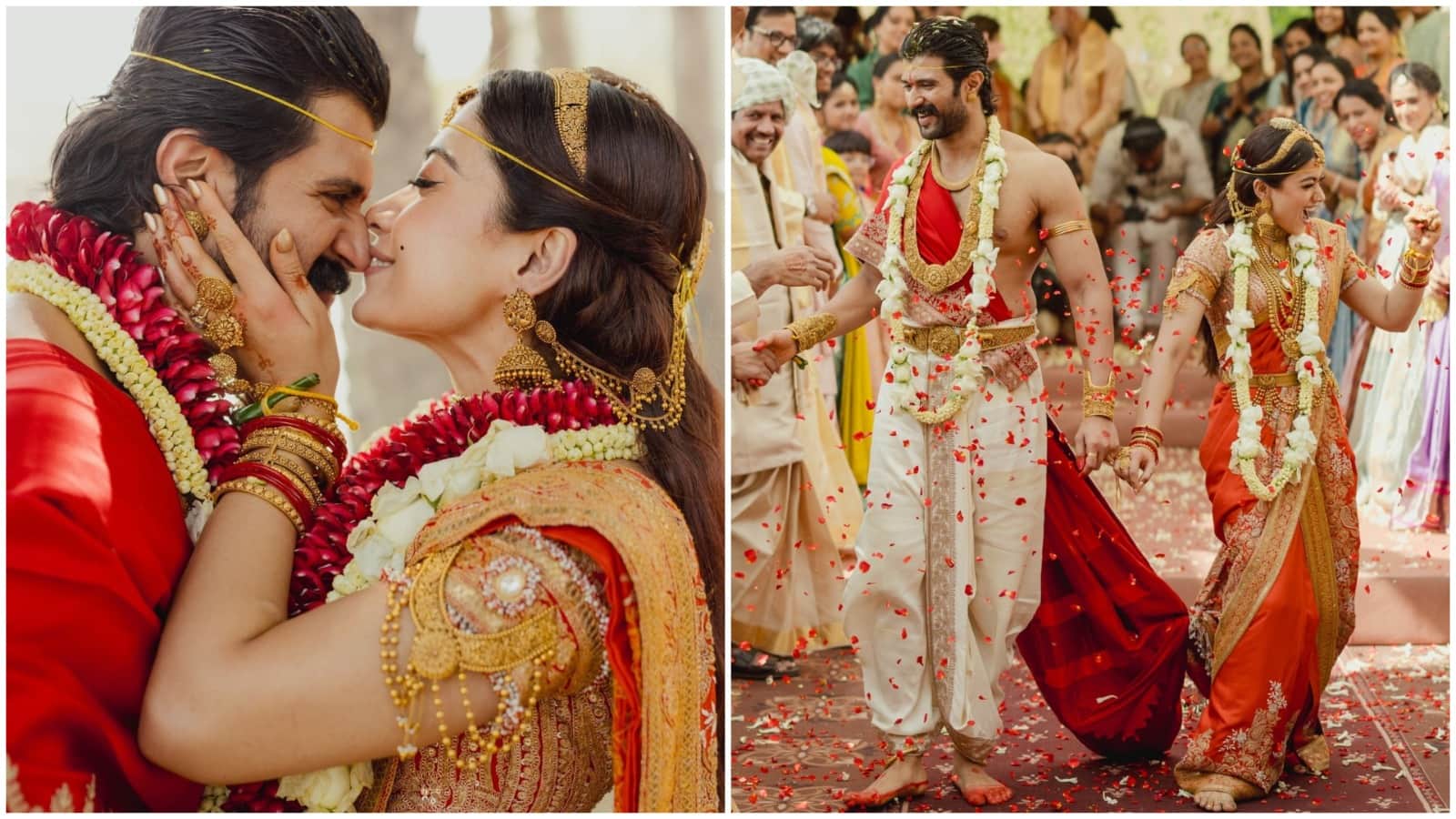 Holi 2026 Celebs Couple First Holi After Marriage: Vijay Deverakonda Rashmika Hina Khan Rocky Samantha Raj