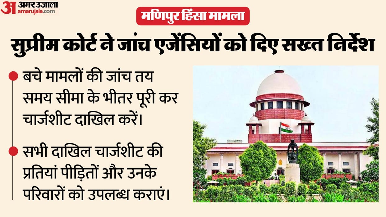 Supreme Court strict in Manipur violence case syas Do not keep victims in dark gave instructions to agency