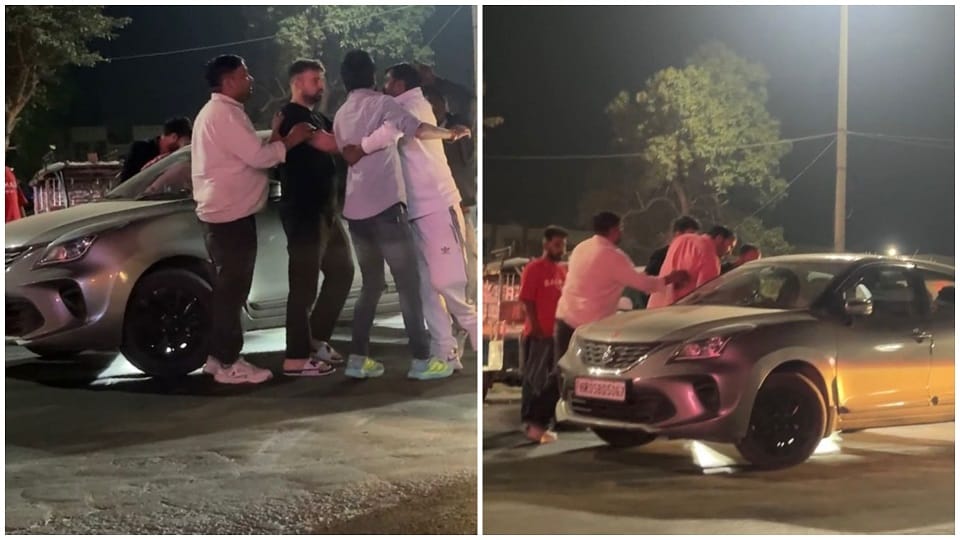 A minor dispute over a car collision escalated