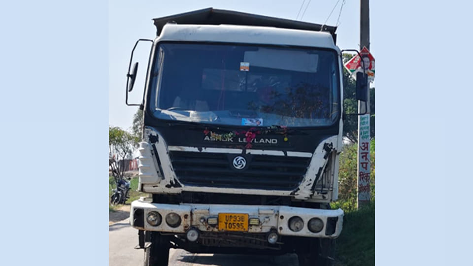 Jalaun Accident: Woman riding a bike dies after being hit by a dumper, son injured
