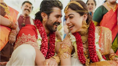 Rashmika Mandanna Vijay Deverakonda Marriage Share First Wedding Photos on Social Media News in Hindi : LRN 24