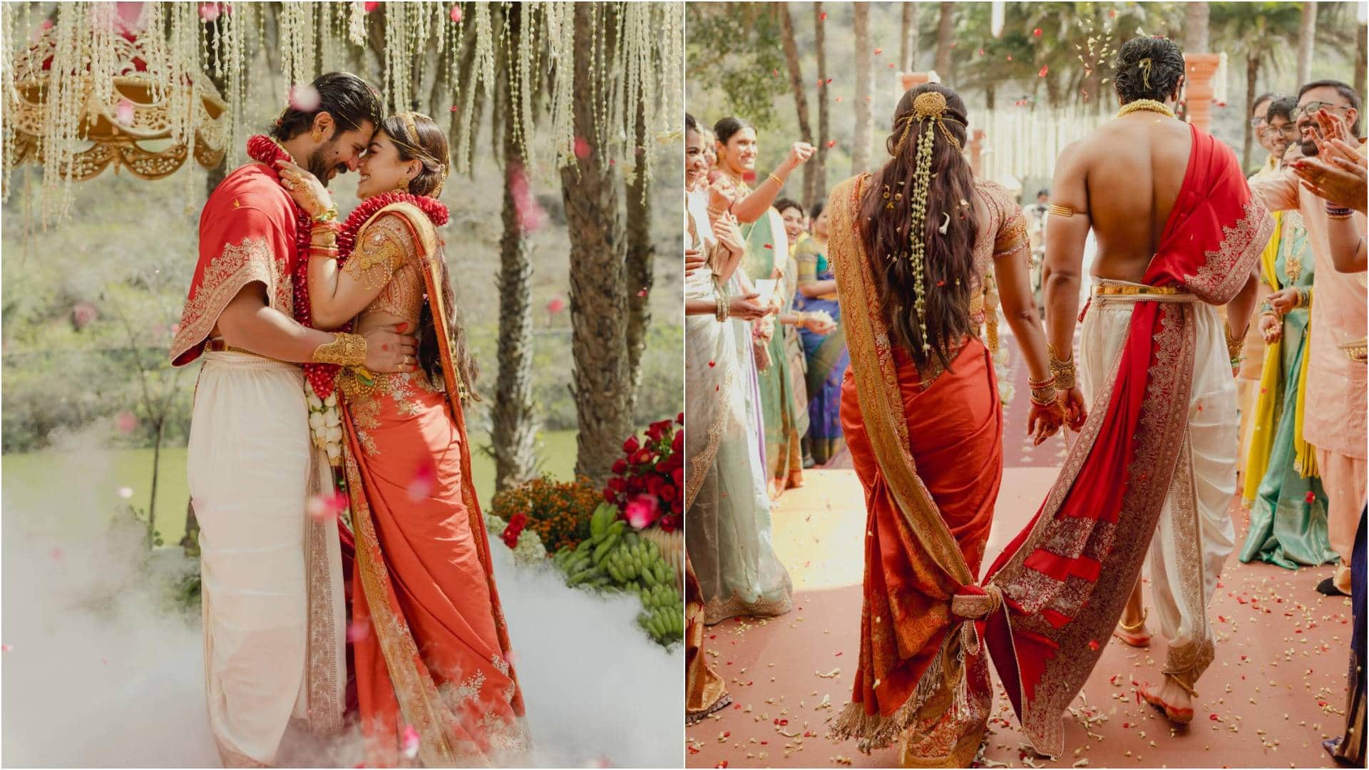 rashmika mandanna vijay deverakonda wedding look details know here virosh wedding photos latest