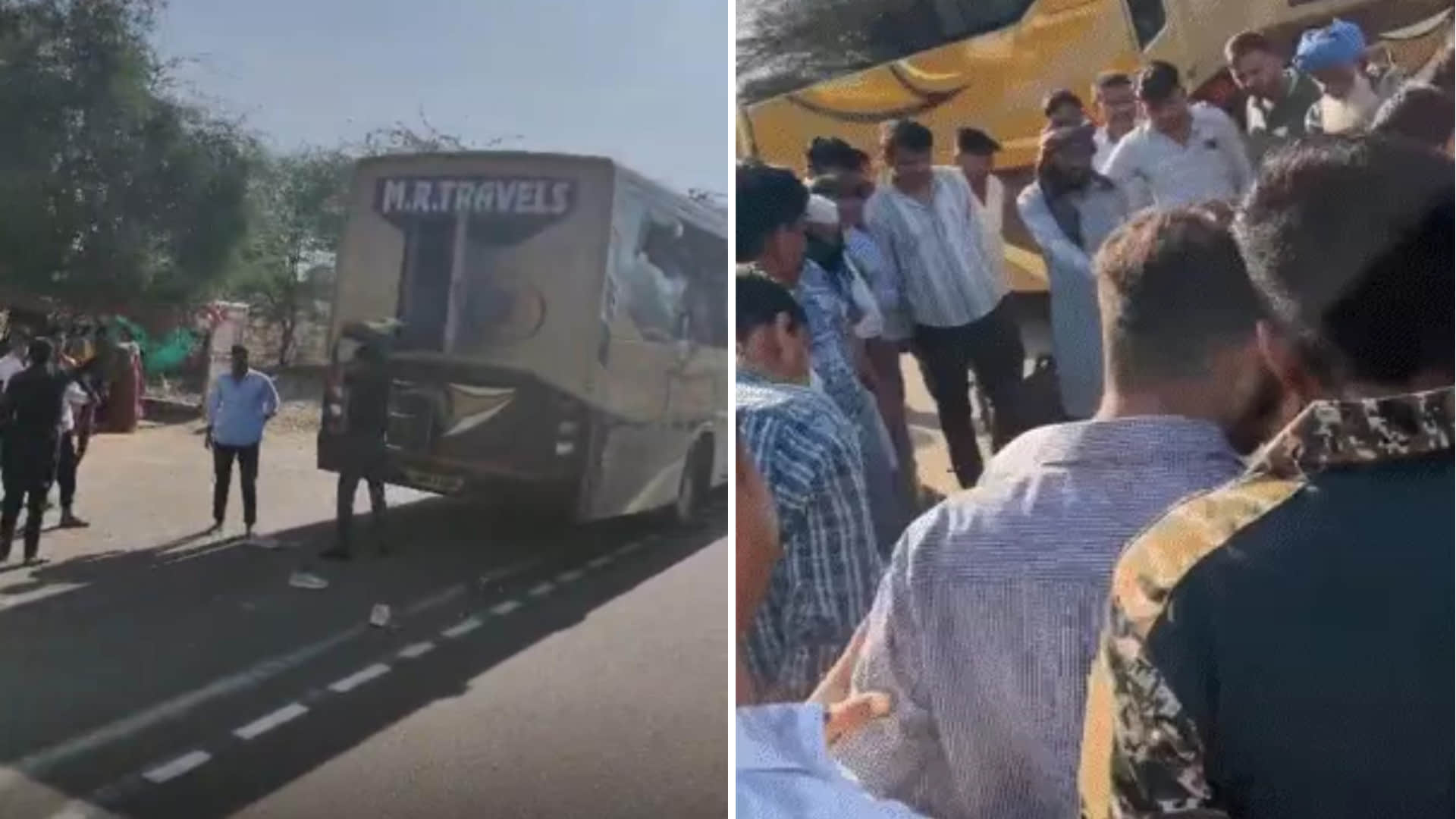 Balotra Bus Accident: Bodies hanging from bus, two brothers beheaded, painful pictures of the Balotra accident