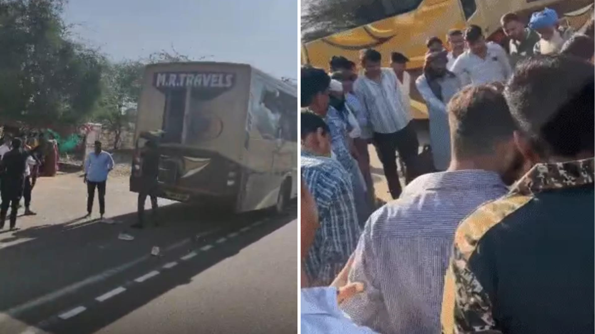 Balotra Bus Accident: Bodies hanging from bus, two brothers beheaded, painful pictures of the Balotra accident