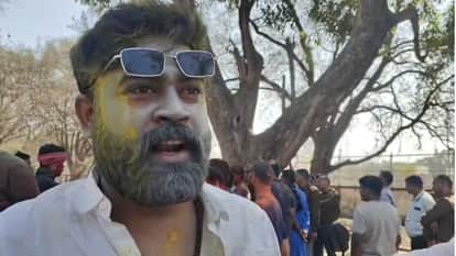 BHU students protested after they denied permission for DJ for Holi party in varanasi