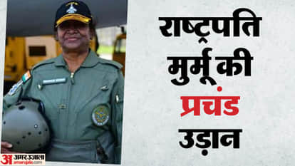 President Droupadi Murmu flies in Light Combat Helicopter Prachand India-Pakistan border Rajasthan Jaisalmer