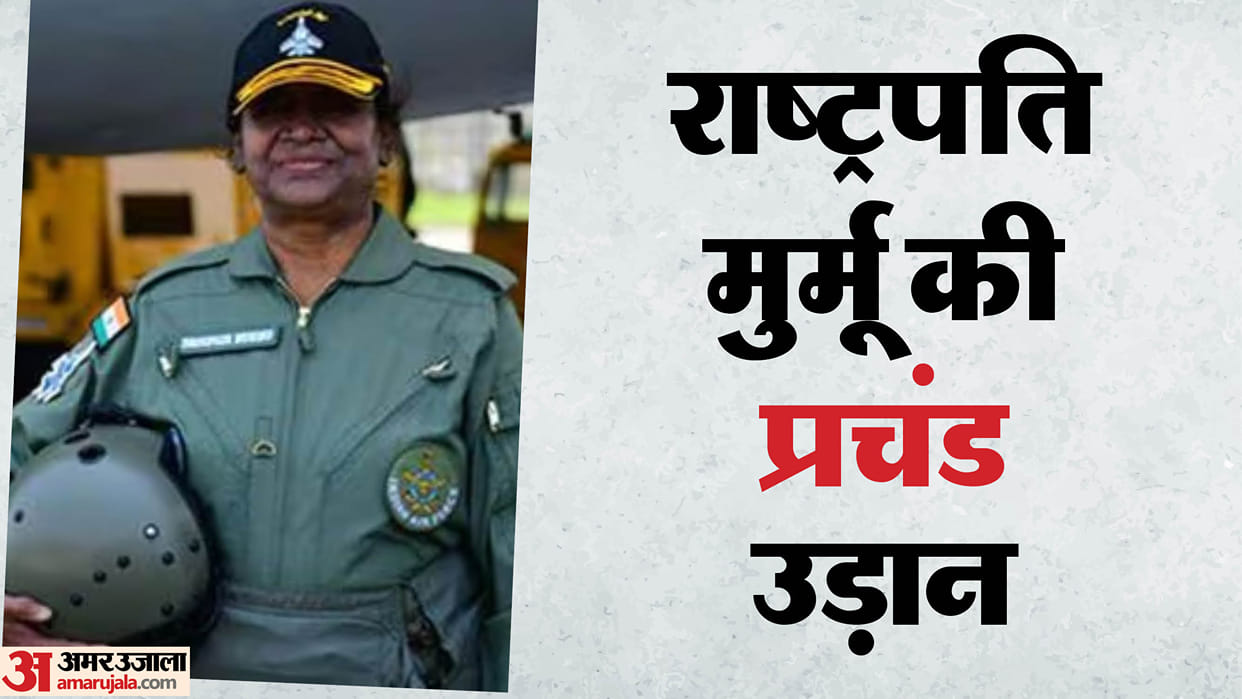 President Droupadi Murmu flies in Light Combat Helicopter Prachand India-Pakistan border Rajasthan Jaisalmer