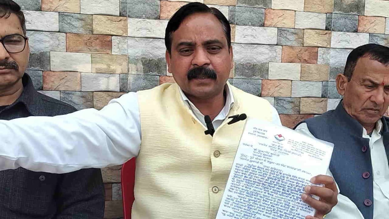 Former Ghansali MLA Bhim Lal Arya held a press conference after being stopped from meeting CM Dhami Uttarkashi
