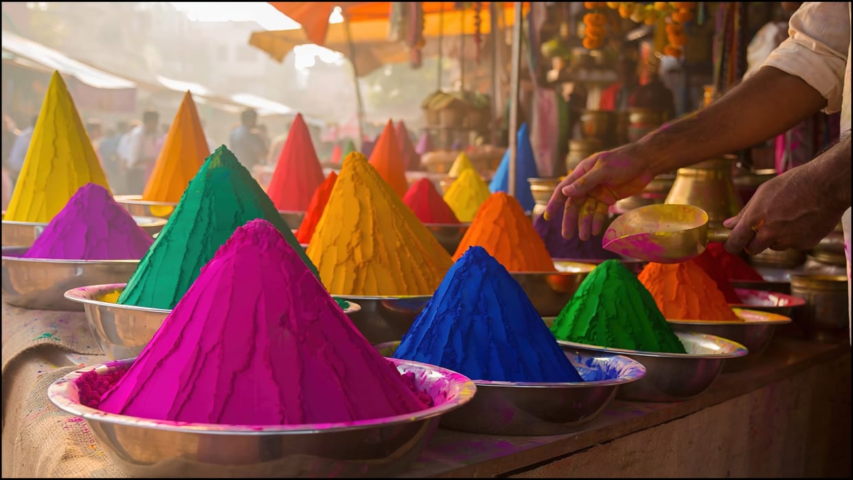 Holi Shopping Markets in India Sabse Saste Bazaar