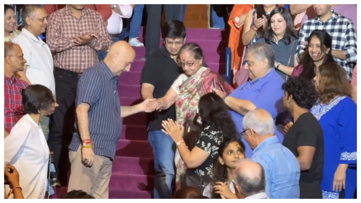 anupam kher mother dulari see his play kuch bhi ho sakta hai last week it countless times viral video