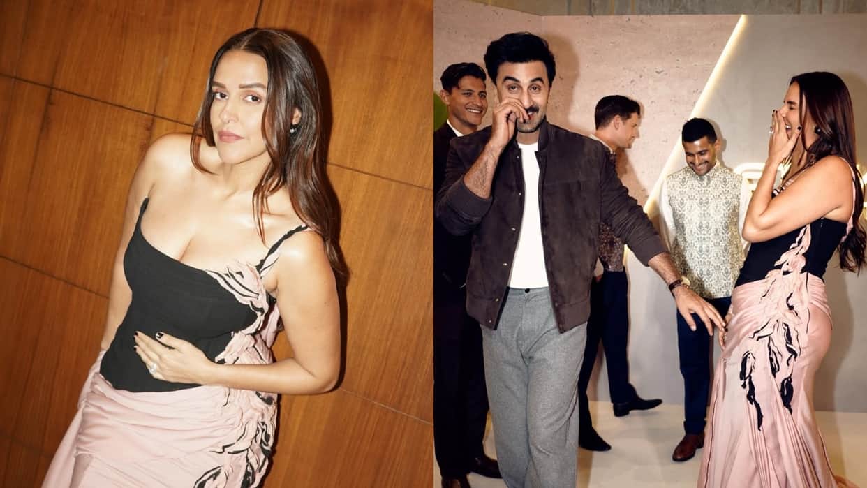 Neha Dhupia Has Fun With Ranbir Kapoor Shares Bts Photos With Husband Angad