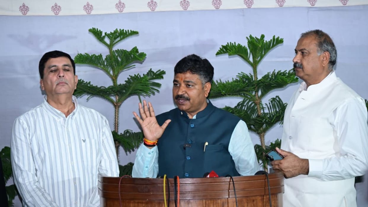 Rajasthan CM bursts PM guarantee balloon Tikaram Julie rips apart government statistics