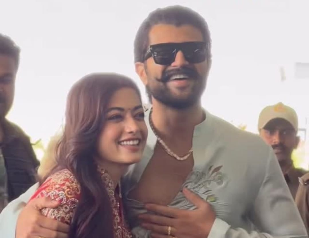 Vijay deverakonda and rashmika mandanna first appearance post wedding check btown power couples first look