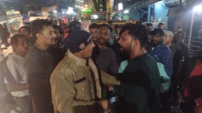 Rishikesh Chaos again drunk car driver beat up a young man after he hit their scooter