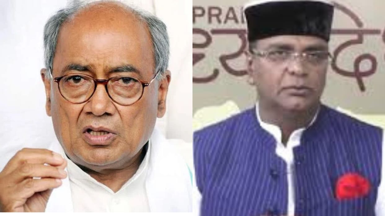 Politics erupts over the government calendar's image of a "foreign deer," with Digvijay claiming it's an Afric