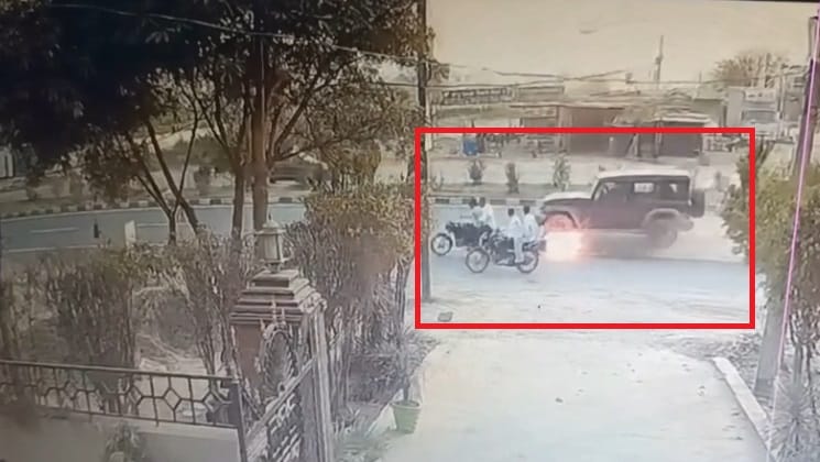 Thar driver flees after filling tank drags salesmans bike for five kilometers