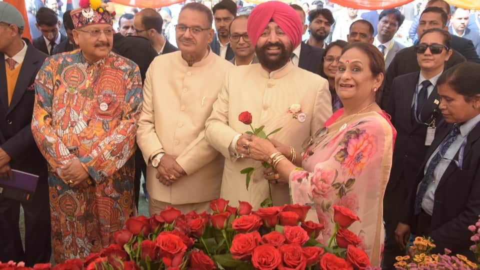 Vasantotsav 2026 Starts in Dehradun Lok Bhavan flower Exhibition floral healing is theme see picture