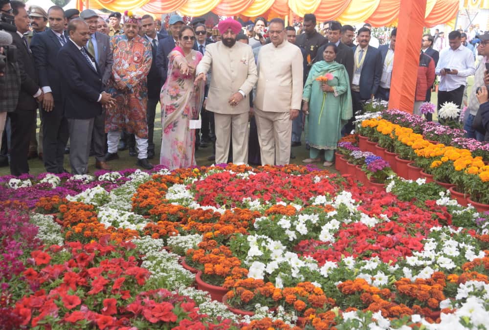 Vasantotsav 2026 Starts in Dehradun Lok Bhavan flower Exhibition floral healing is theme see picture