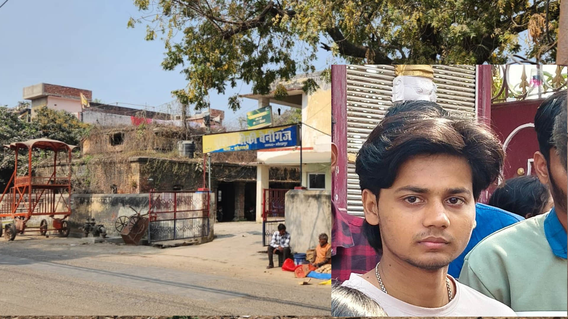 Student murdered in front of Beniganj police station, police arrived 20 minutes later Gorakhpur Murder