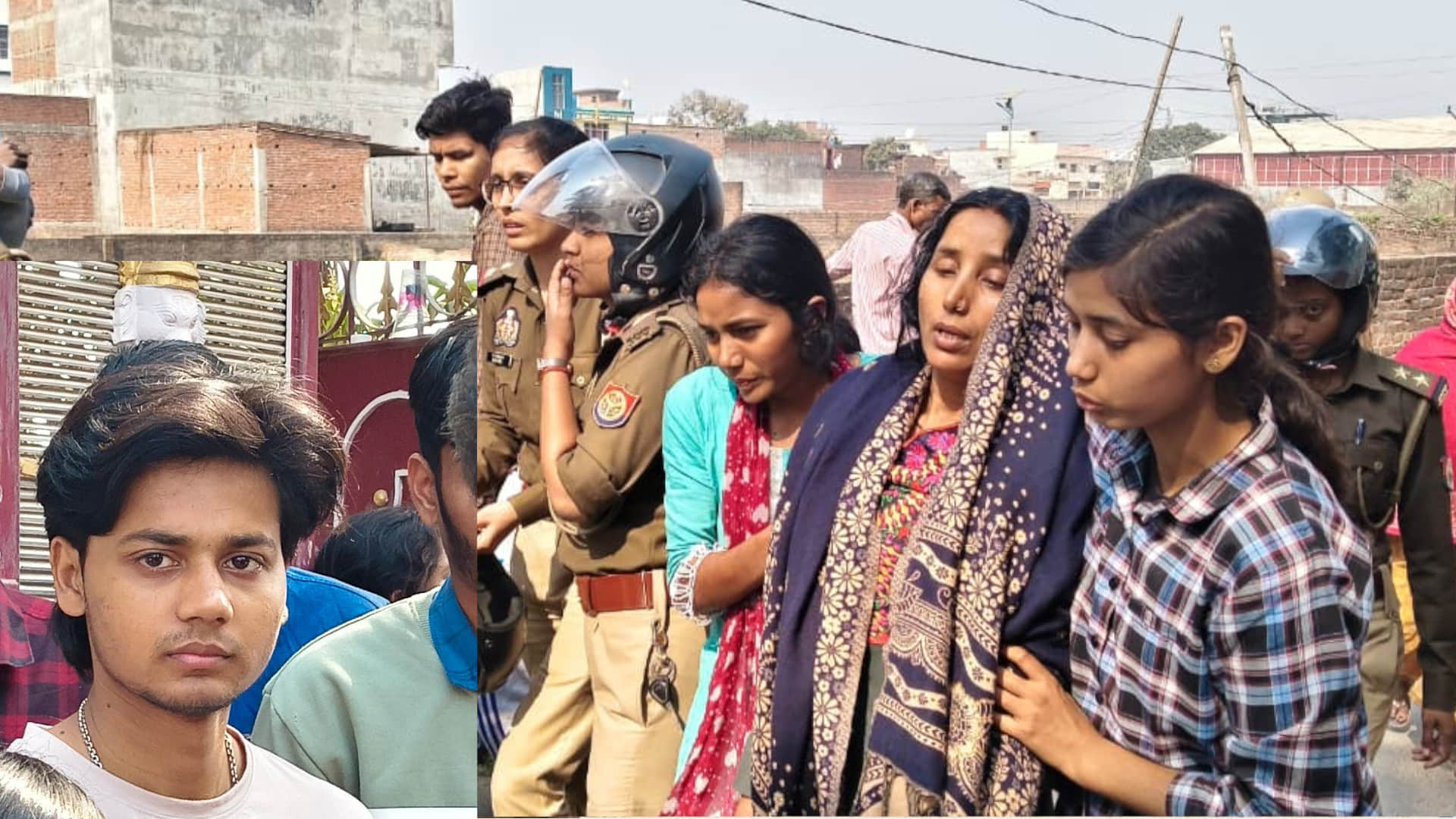 Student murdered in front of Beniganj police station, police arrived 20 minutes later Gorakhpur Murder
