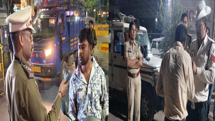 रायपुर में नाइट ड्राइव: तीन घंटे की चेकिंग में 154 ड्रंक ड्राइवर पकड़ाए, 15 लाख रुपये से अधिक का काटा चालान
