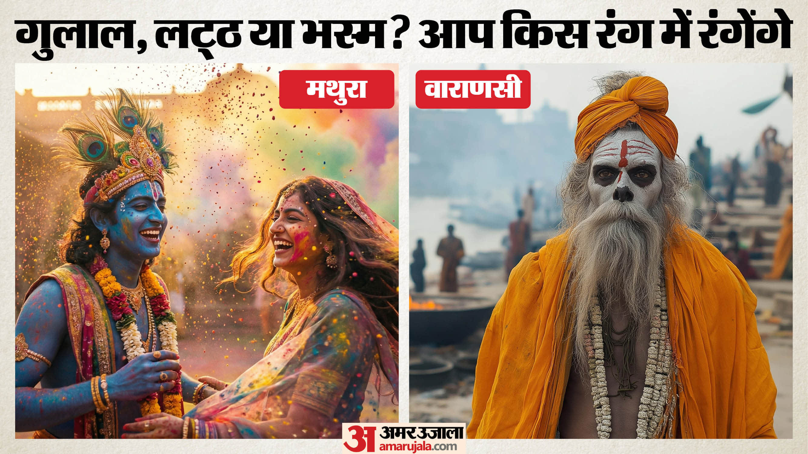 Mathura vs Varanasi Holi 2026 Date Travel Guide Full Tour Package in Hindi