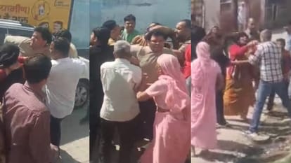 Meerut: खरखौदा में पुलिस से धक्कामुक्की, महिलाओं ने छुड़ाया स्कूल बस में छात्र पर हमले का आरोपी हिस्ट्रीशीटर Meerut: Clash with police in Kharkhoda, women free history-sheeter accused of attacking student in school bus