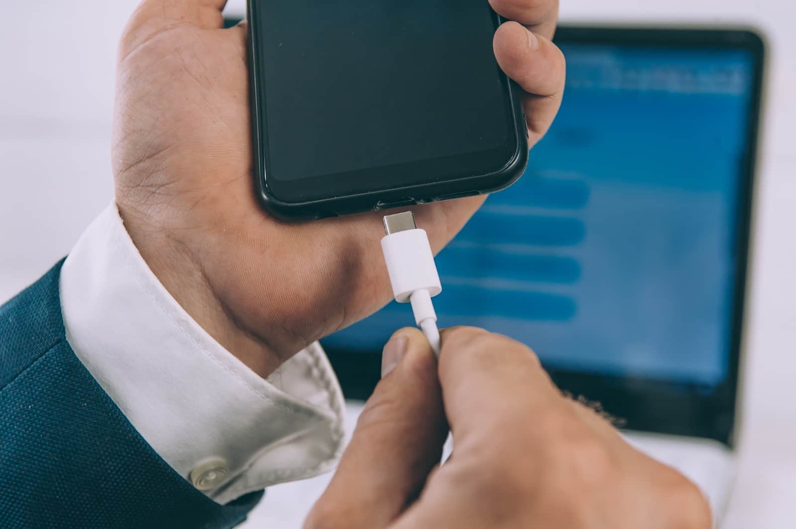 Can I charge my mobile phone using my laptop's C-Type charger check here