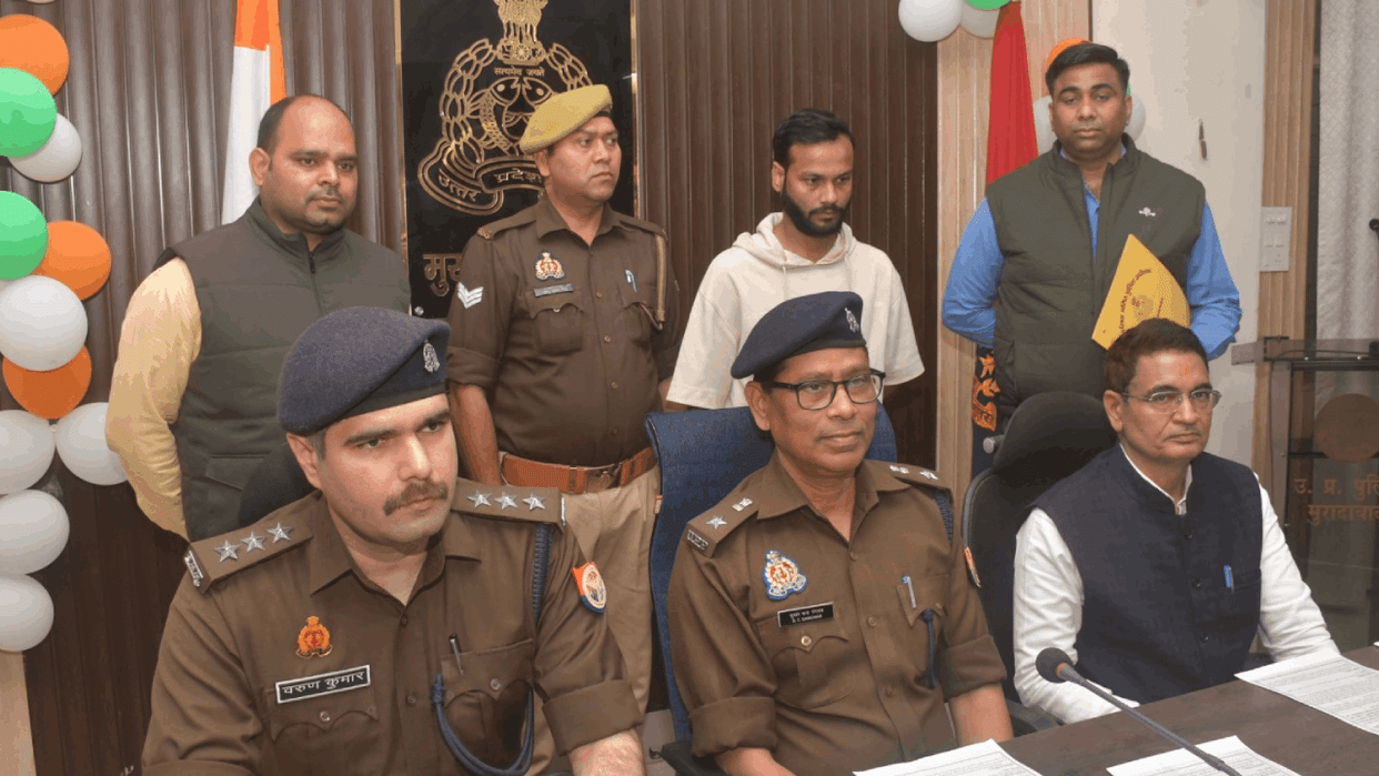 Moradabad SIT arrested Puneet from Agra