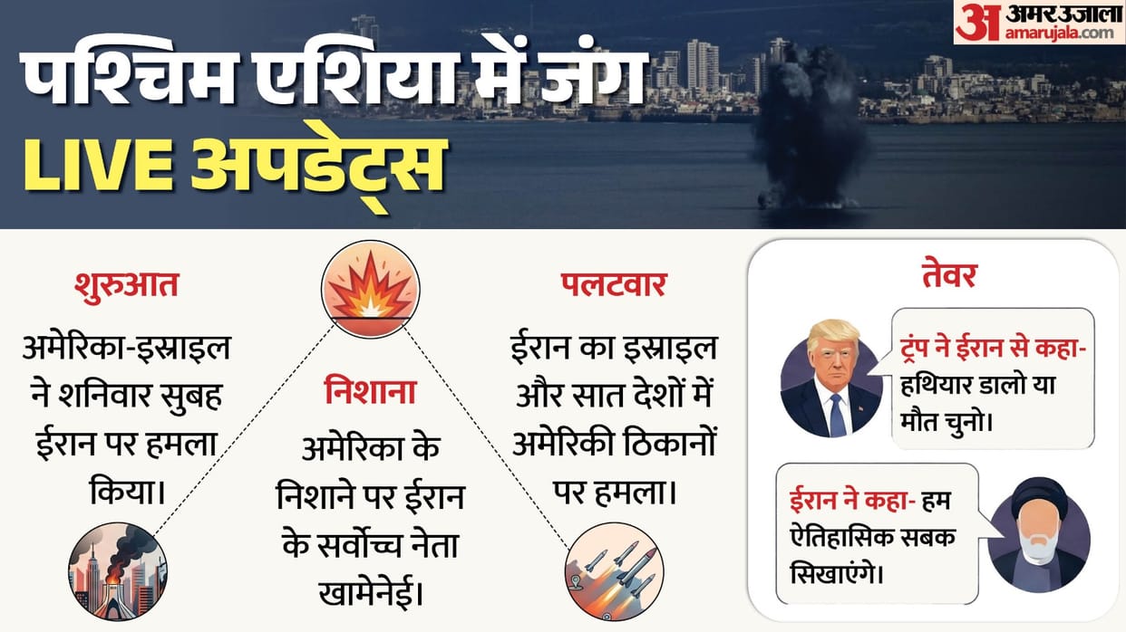 Israel attacks Iran then sounds state of emergency live update in hindi us